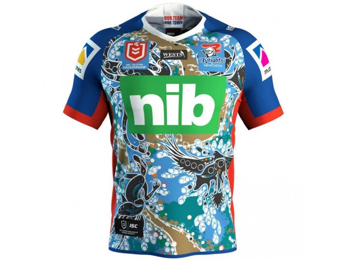 Newcastle Knights Men's Indigenous Rugby Jersey 2019