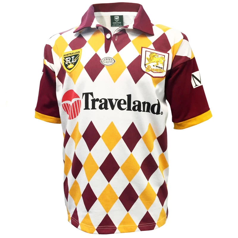 Brisbane Broncos Retro Rugby Jersey 1995