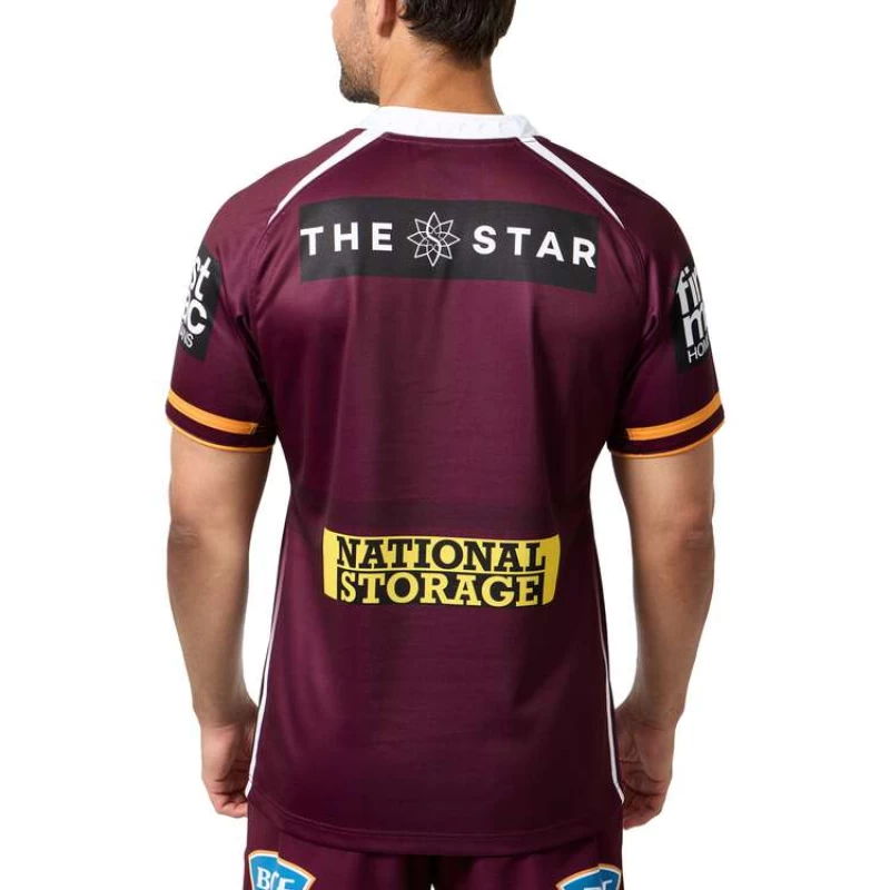 Brisbane Broncos Mens Home Rugby Jersey 2025