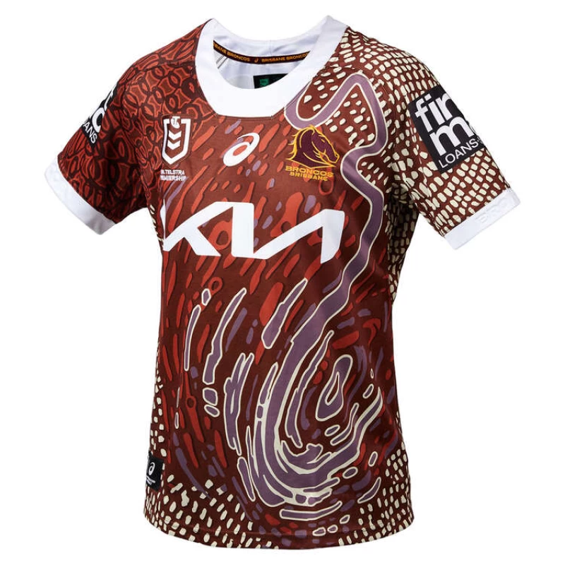 Brisbane Broncos Mens Indigenous Rugby Jersey 2024