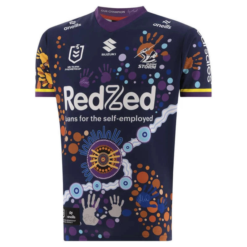 Melbourne Storm Mens Indigenous Rugby Jersey 2024