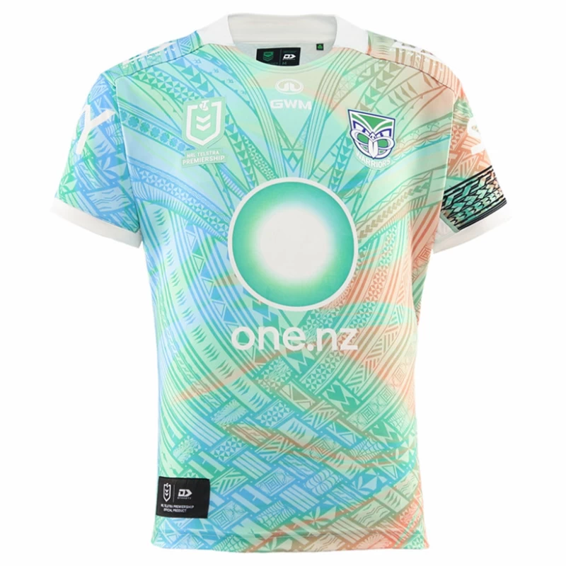 New Zealand Warriors Mens Pasifika Rugby Jersey 2025